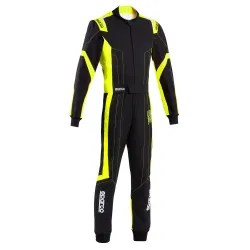 Sparco Thunder Advanced K48 FIA 8877-2022 - Черен / Флуо Жълт