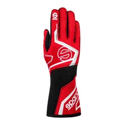 Ръкавици Sparco Tide+ FIA 8856-2018 - Червено / Черно