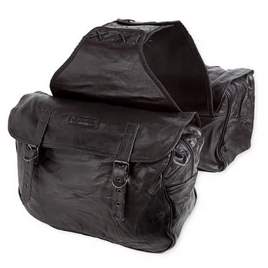 Кожени дисаги за мотор A-PRO SPIRIT BLACK