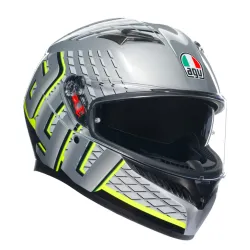 AGV K3 - Fortify - Сиво / Черно / Жълто