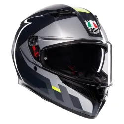 AGV K3 Shade - Сиво / Черно / Жълто