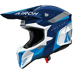 Airoh Wraaap Vision Conquer Blue Gloss