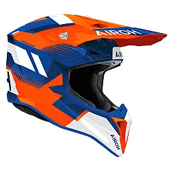 Airoh Wraaap Vision Orange / Blue Gloss