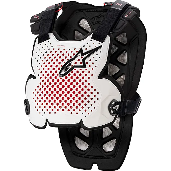 Протекторна броня ALPINESTARS A-1 PRO BLACK/RED/WHITE
