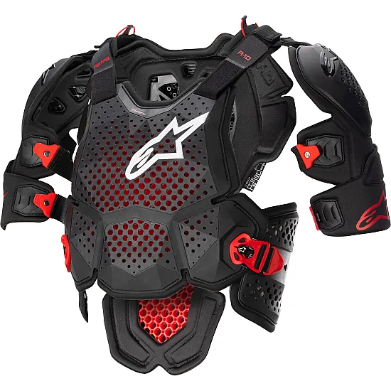 Протекторна броня ALPINESTARS A-10 V2 BLACK/RED