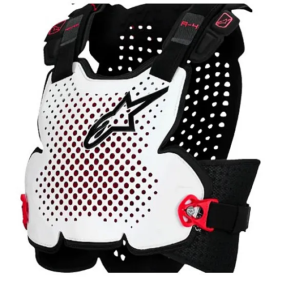 Протекторна броня ALPINESTARS A-4 PLASMA BLK/RED/WH