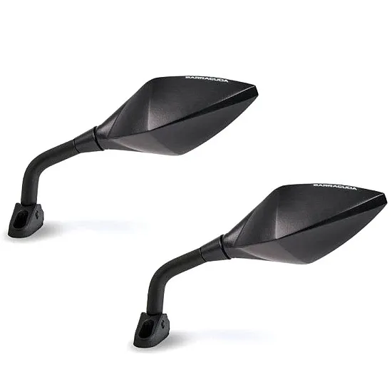 Огледала за мотор BARRACUDA RACE BLACK MATT
