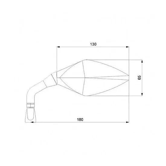 Огледала за мотор BARRACUDA RACE CARBON