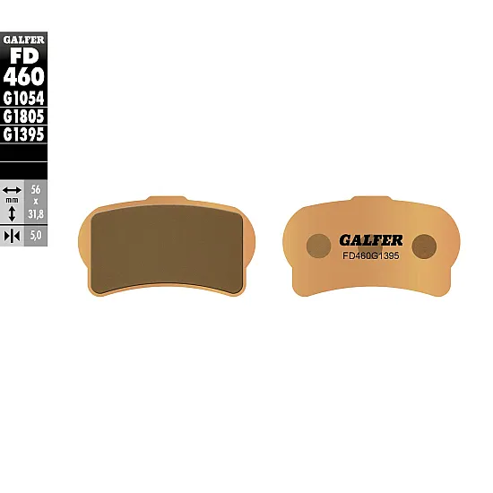 Предни мото накладки Galfer SINTERED COMPOUND FD460G1395