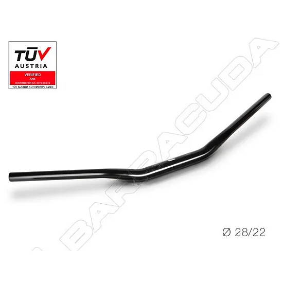 КОРМИЛО BARRACUDA HANDLEBAR 28/22 BLACK