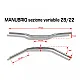 КОРМИЛО BARRACUDA HANDLEBAR 28/22 SILVER
