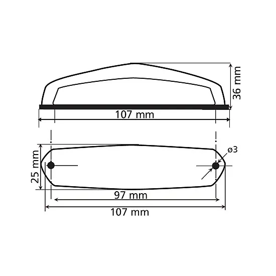 Задни светлини Hirox Led 12V - 90161