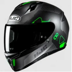 HJC C10 Aspa Grey / Green MC4SF
