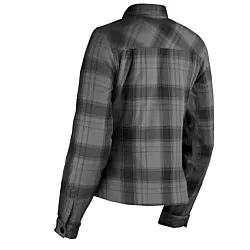 Icon Fallblock Flannel Дамска мото риза - Черна