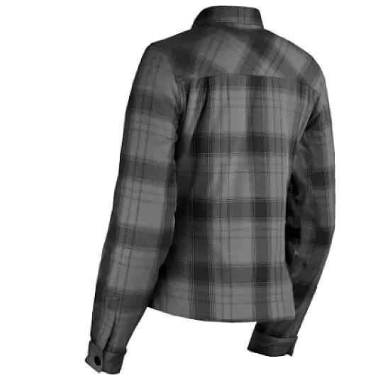 Icon Fallblock Flannel Дамска мото риза - Черна
