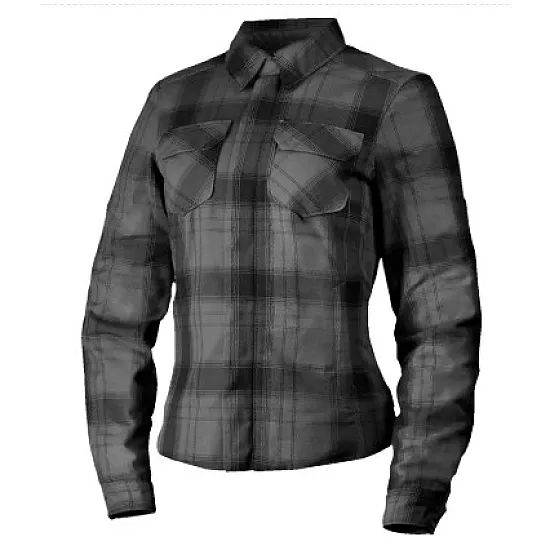 Icon Fallblock Flannel Дамска мото риза - Черна