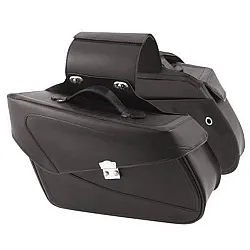 Кожени дисаги за мотор A-PRO PHONEIX BLACK