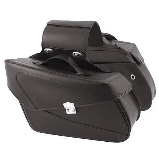 Кожени дисаги за мотор A-PRO PHONEIX BLACK