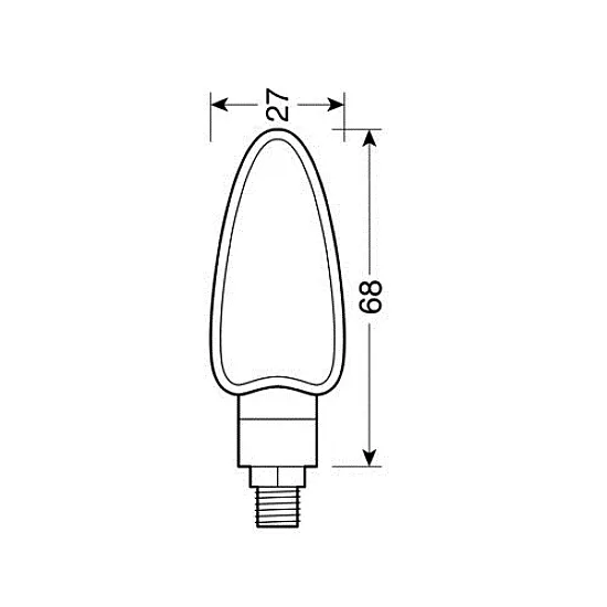 LED мигачи ARROW – BLACK 90091