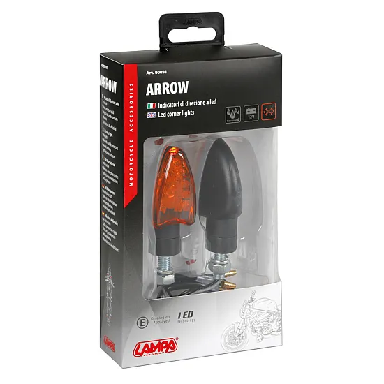 LED мигачи ARROW – BLACK 90091
