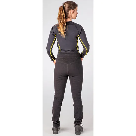 Lindstrands Legging Alva Дамкси мото дънки - Черни