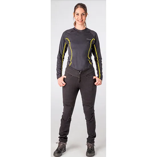 Lindstrands Legging Alva Дамкси мото дънки - Черни