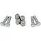 Комплект шпилки/гайки за колело MOOSE RACING WHEEL STUD/NUT KIT MSE