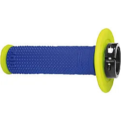 Мотокрос ръкохватки PROGRIP 708 Lock-On Locking BLUE/FLUO YELLOW