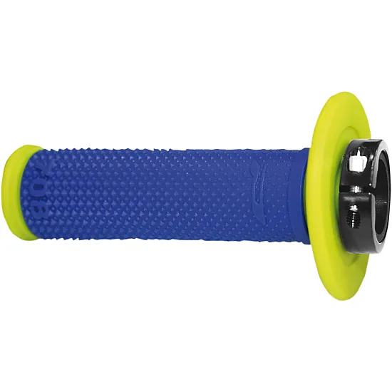 Мотокрос ръкохватки PROGRIP 708 Lock-On Locking BLUE/FLUO YELLOW