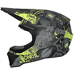O'Neal 1 Series Vibrant V.26 Детска мотокрос каска - Черен / Жълт