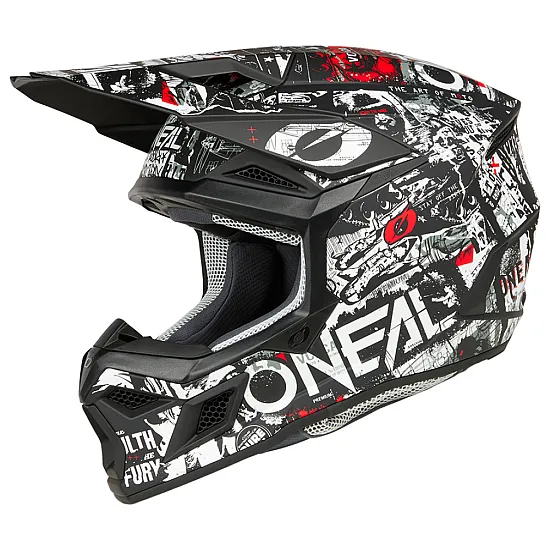O'Neal 3 Series Attack Black/White V.25