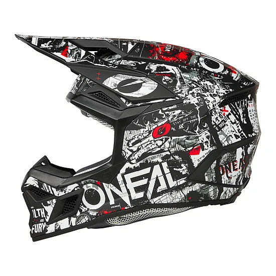 O'Neal 3 Series Attack Black/White V.25