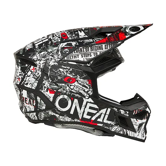 O'Neal 3 Series Attack Black/White V.25