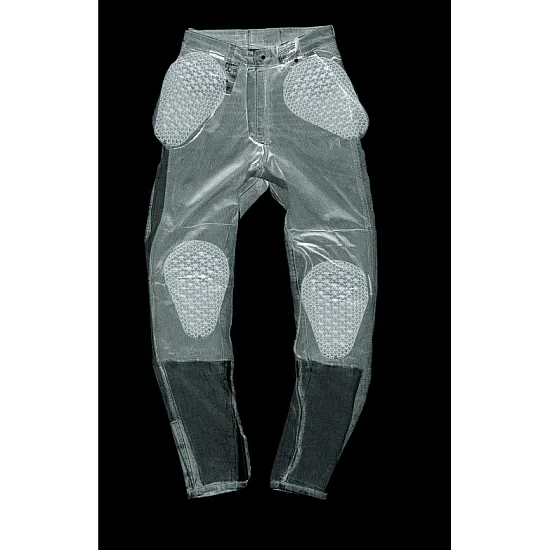Pando Moto Kaya Slim Grey - Slim - Fit Armalith® Дамски Мото Дънки
