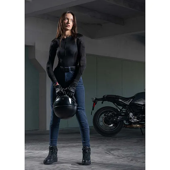 Pando Moto Kusari Cor 02 - Skinny - Fit Cordura® - Long Дамски Мото Дънки
