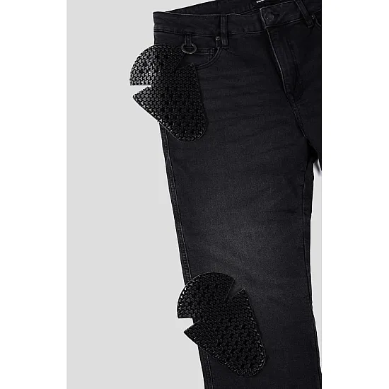 Pando Moto Robby Black - Slim - Fit Cordura®