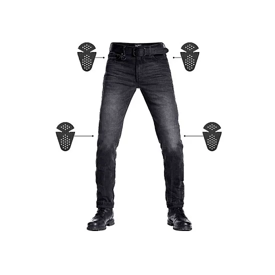 Pando Moto Robby Black - Slim - Fit Cordura®