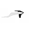 Пластмасови капаци за радиатор RACETECH Radiator Cover KTM 20-23 (White/Black)