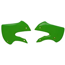 Пластмасови капаци за радиатор RACETECH Radiator Scoops KLX 110 02-09 (Green)