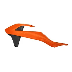 Пластмасови капаци за радиатор RACETECH Radiator Scoops (Orange/Black)