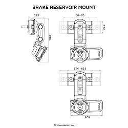 Система за монтаж QUAD LOCK Brake Reservoir Phone Mount V2