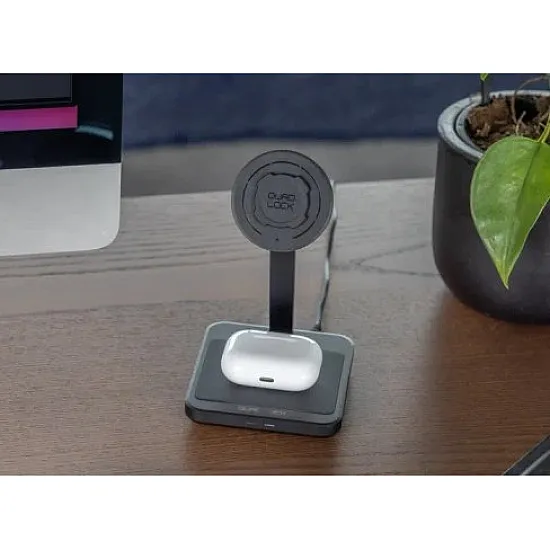 Безжично зарядно QUAD LOCK Dual Desktop Wireless Charger