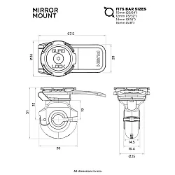 Система за монтаж QUAD LOCK Mirror Mount