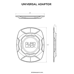 Адаптер за телефон QUAD LOCK Universal