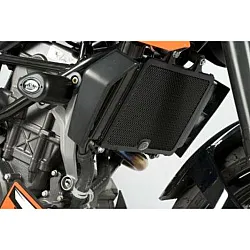 Протектор за радиатор R&G Racing Aluminium Radiator guard - Black KTM Duke 125 11-23 / 200 12-18