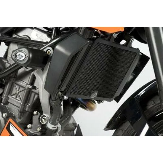 Протектор за радиатор R&G Racing Aluminium Radiator guard - Black KTM Duke 125 11-23 / 200 12-18