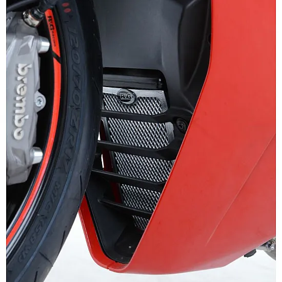 Протектор за радиатор R&G Racing Aluminium Radiator guard - RED Ducati Supersport 937 17-24