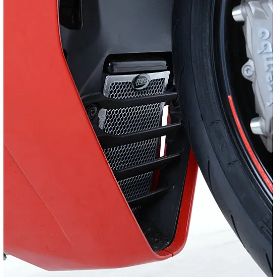 Протектор за радиатор R&G Racing Aluminium Radiator guard - RED Ducati Supersport 937 17-24
