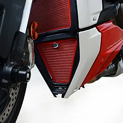 Протектор за маслен радиатор R&G RACING Oil Cooler Guard Black Ducati Streetfighter V4 20-24 / Panigale V4 18-24