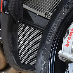 Протектор за маслен радиатор R&G RACING Oil Cooler Guard RED - MV Agusta Brutale 1000 RR 20-21